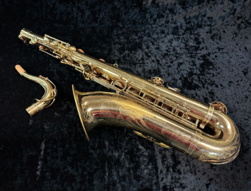 Photo Selmer Paris Super Action 80 SII Tenor Sax in Gold Lacquer, Serial #425256 - Fresh Overhaul!